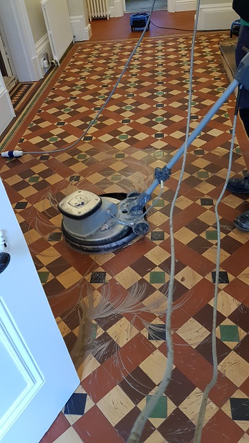 Victorian Hallway During Cleaning Sheffield