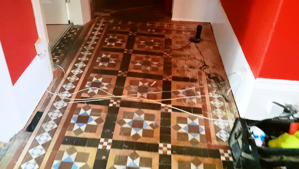 Victorian Floor Restoration Sheffield Before