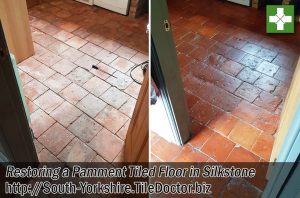 Restoring Pamment Tiled Floor in Silkstone