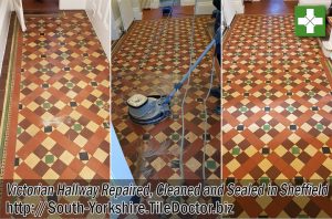 Victorian Hallway Before and After Renovation Sheffield