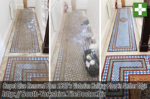 Victorian Floor Before After Cleaning Nether Edge Sheffield