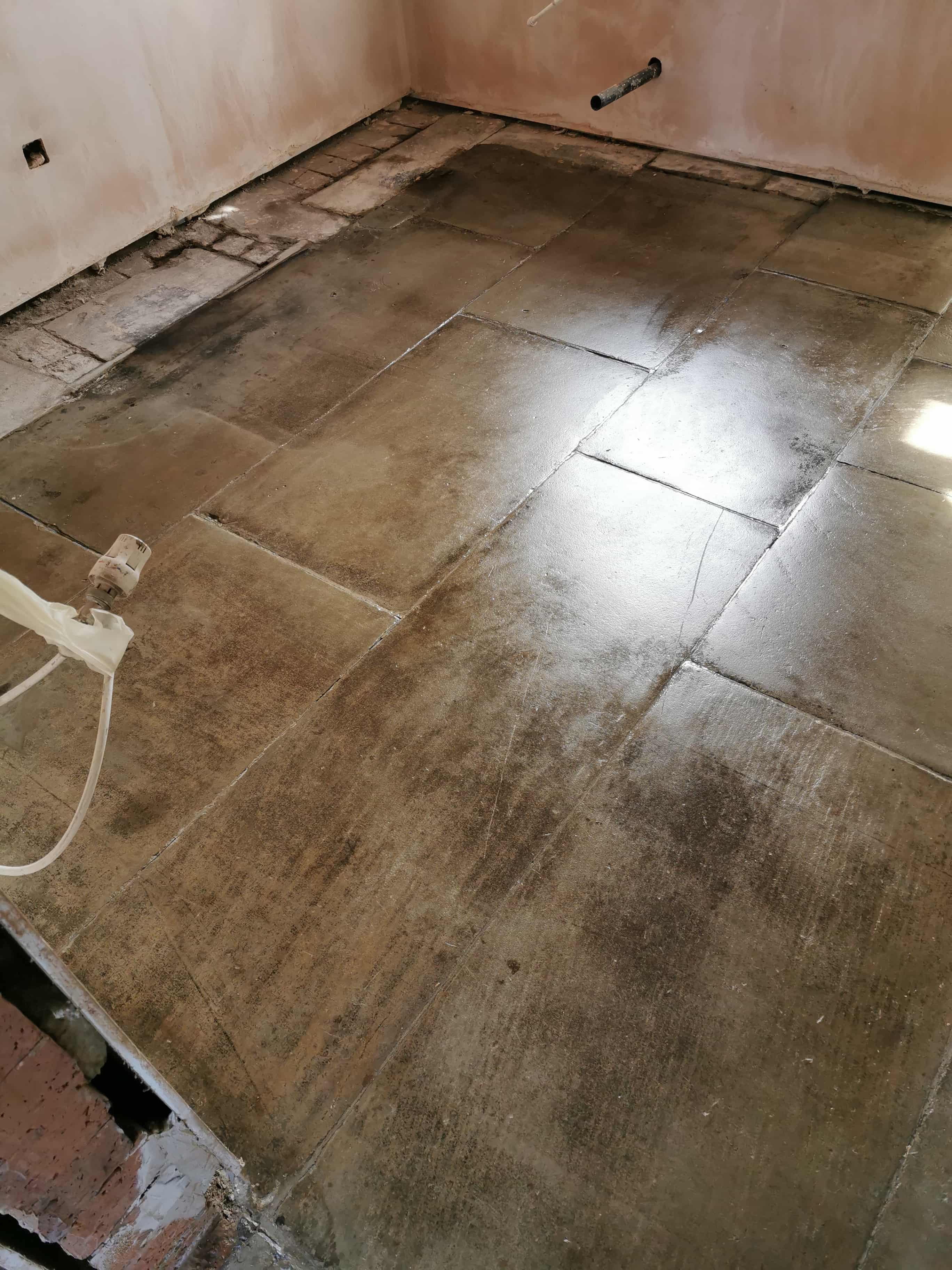 Yorkstone Floor After Renovation Sheffield